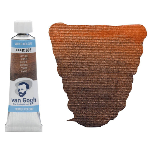 AQUARELA TALENS VAN GOGH 805 COPPER 10ML