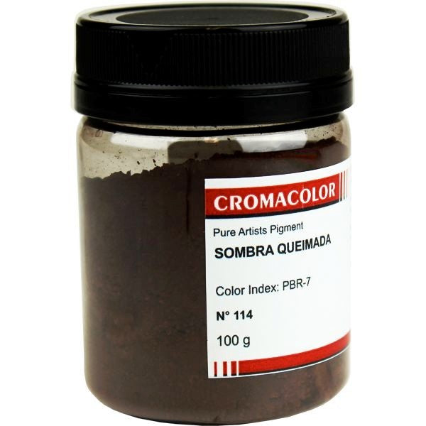 PIGMENTO PURO CROMACOLOR 114 BURNT UMBER PBR-7 100g