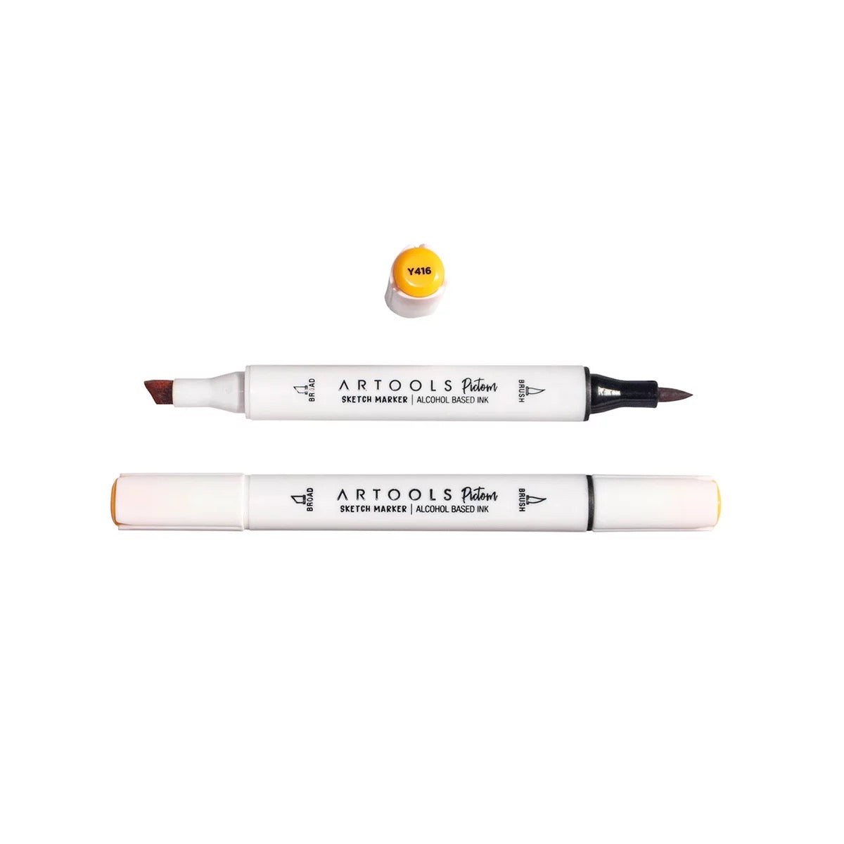 MARCADOR ARTOOLS PICTOM PONTA DUPLA MARIGOLS (Y416)