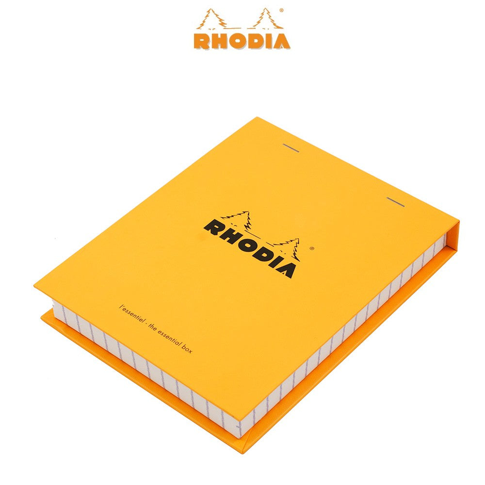 CAIXA RHODIA ESSENTIAL ORANGE C/ 06 ITENS VARIADOS