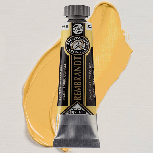 OLEO TALENS REMBRANDT 015ml 223 NAPLES YELLOW DEEP  S2