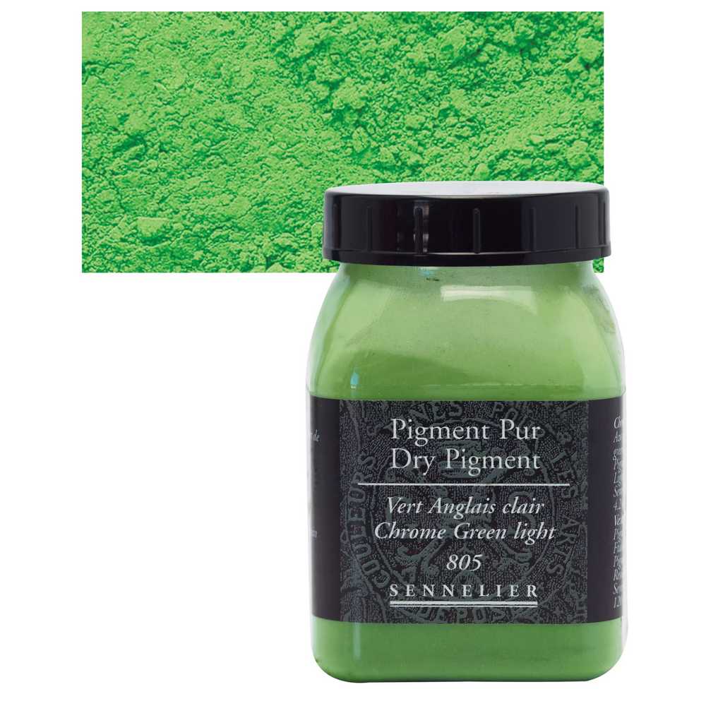 PIGMENTO PURO SENNELIER 805 CHROME GREEN LIGHT 120g S3