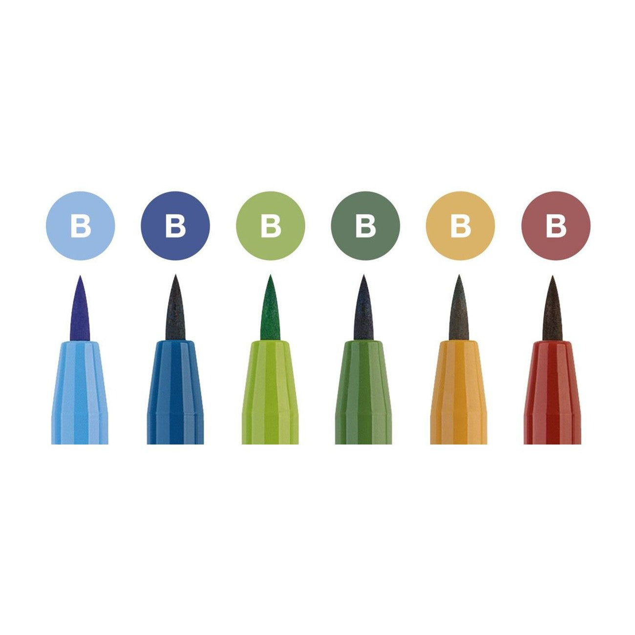 CANETA FABER CASTELL PITT 06 CORES PAISAGEM 167105N