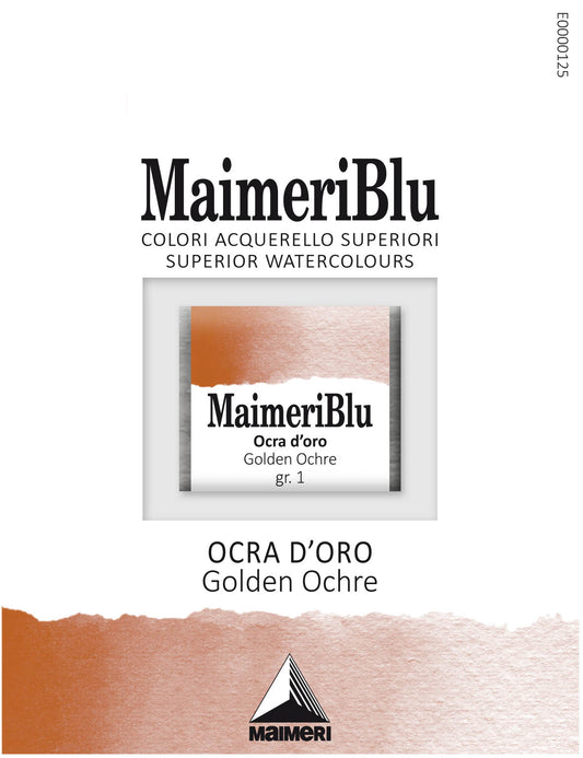 AQUARELA MAIMERIBLU ARTISTS HALF PAN 134 GOLDEN OCHRE