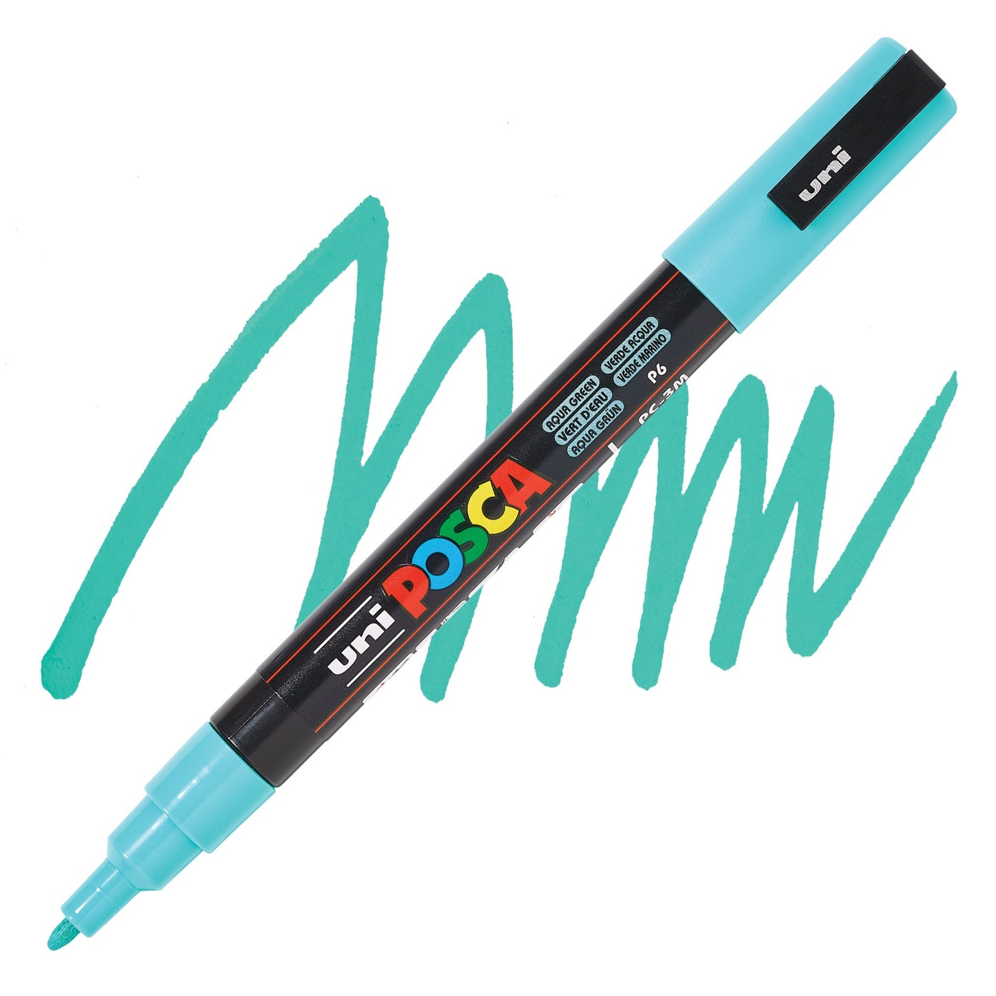 CANETA POSCA PC-3M P6 VERDE AGUA