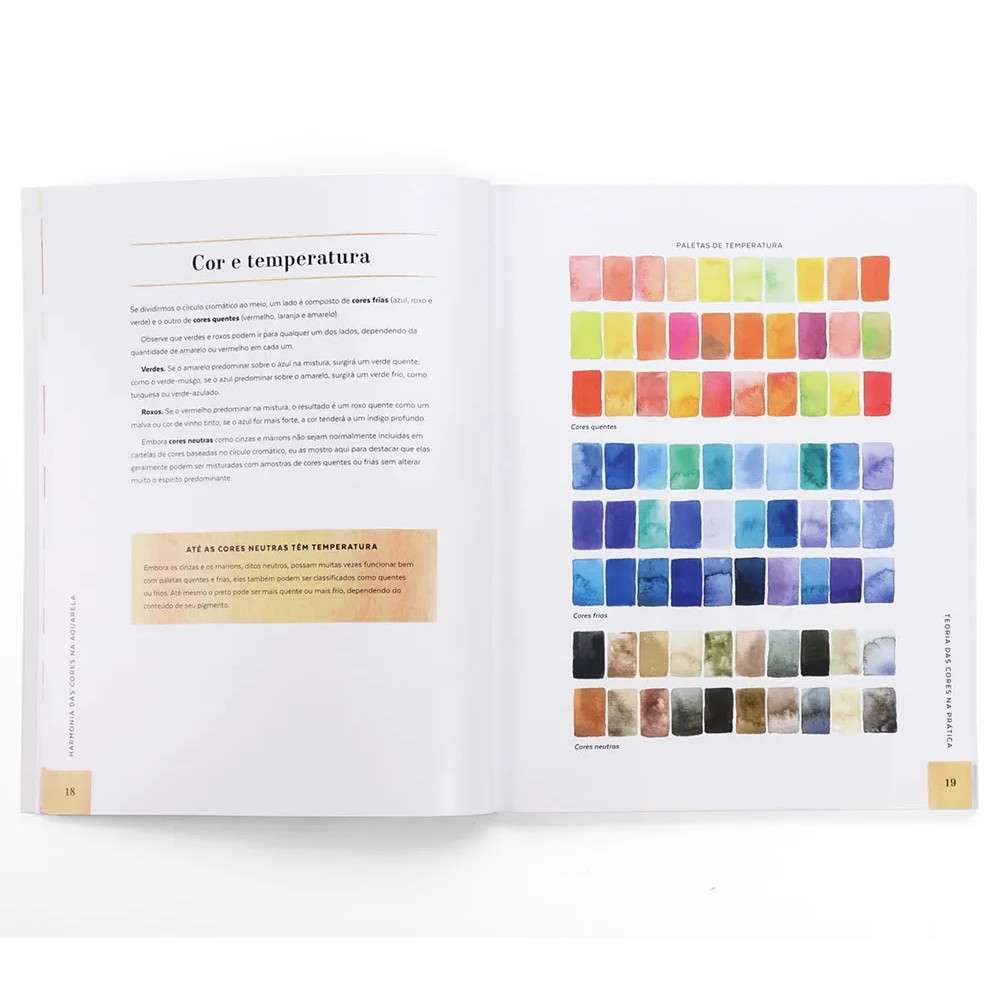 LIVRO "HARMONIA DAS CORES NA AQUARELA" ANA CALDERON