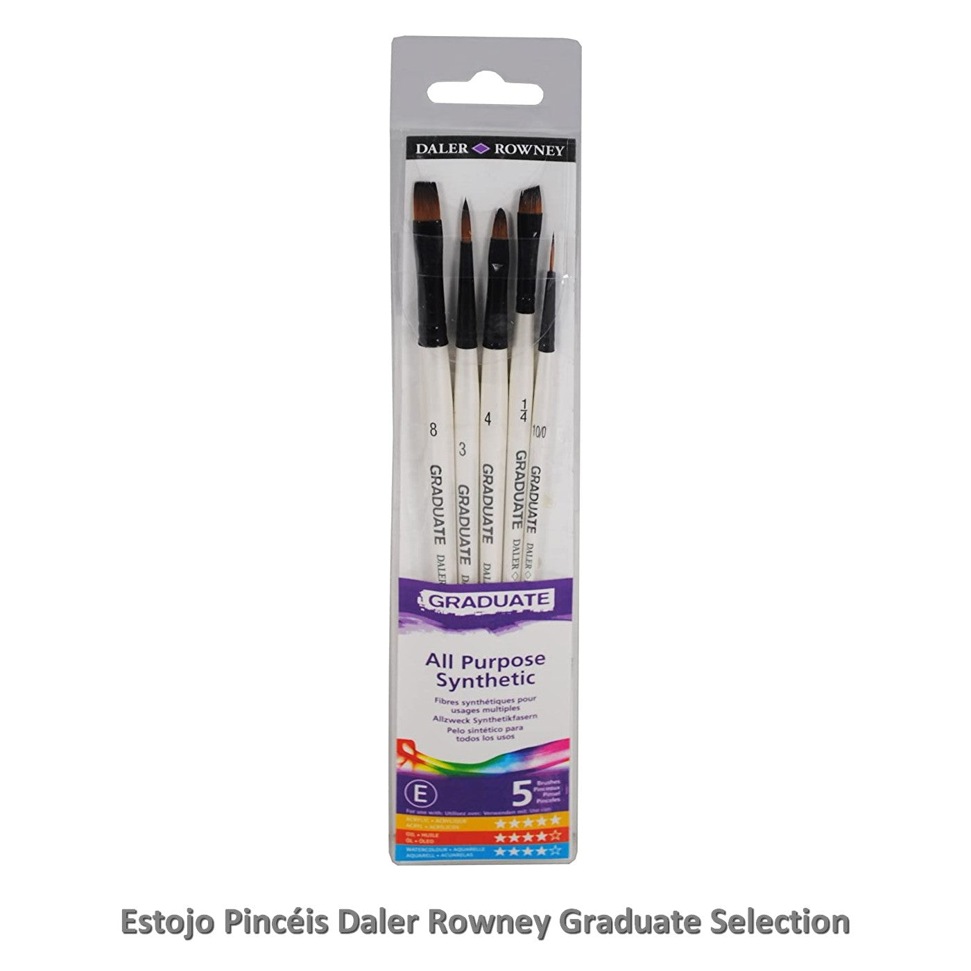 ESTOJO PINCEIS DALER ROWNEY GRADUATE SELECTION SET C/ 05