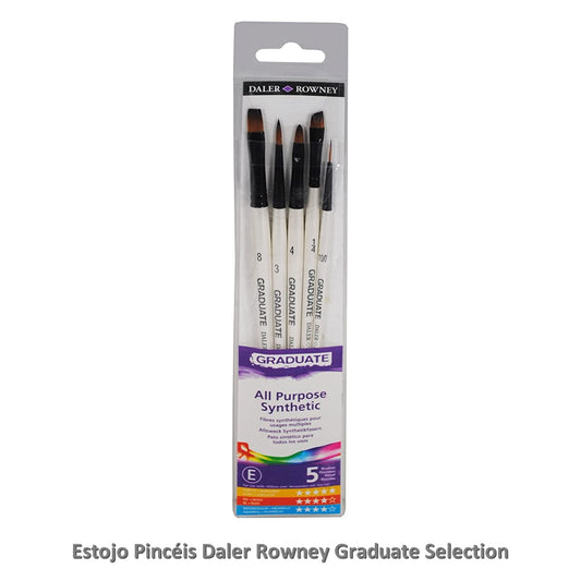 ESTOJO PINCEIS DALER ROWNEY GRADUATE SELECTION SET C/ 05