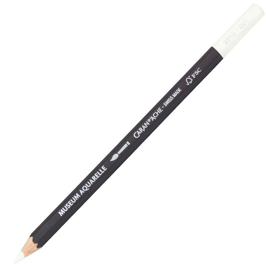 LAPIS AQUARELAVEL CARAN D´ACHE MUSEUM 001 BRANCO  3510001