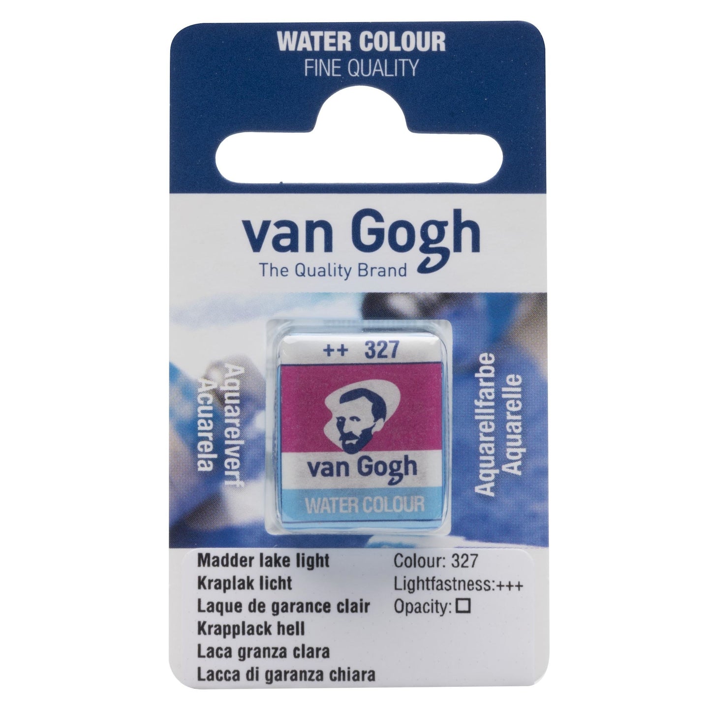AQUARELA TALENS VAN GOGH HALF PAN 327 MADDER LAKE LIGHT