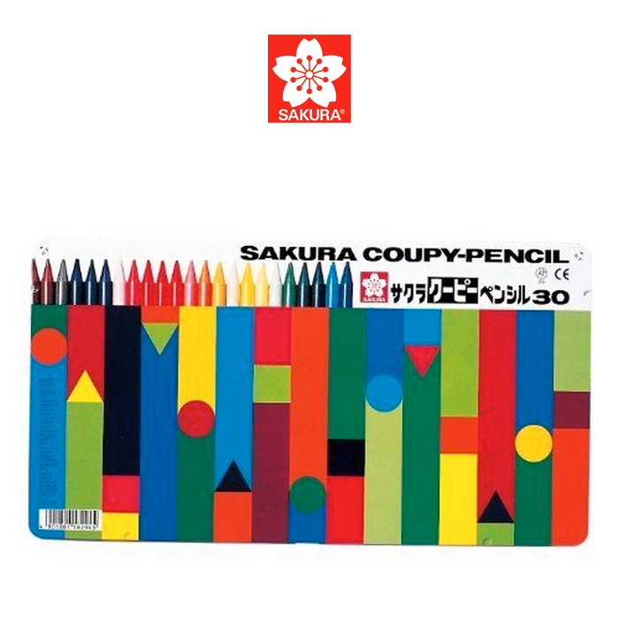 LAPIS CRAYON INTEGRAL SAKURA 30 CORES COUPY FY-30