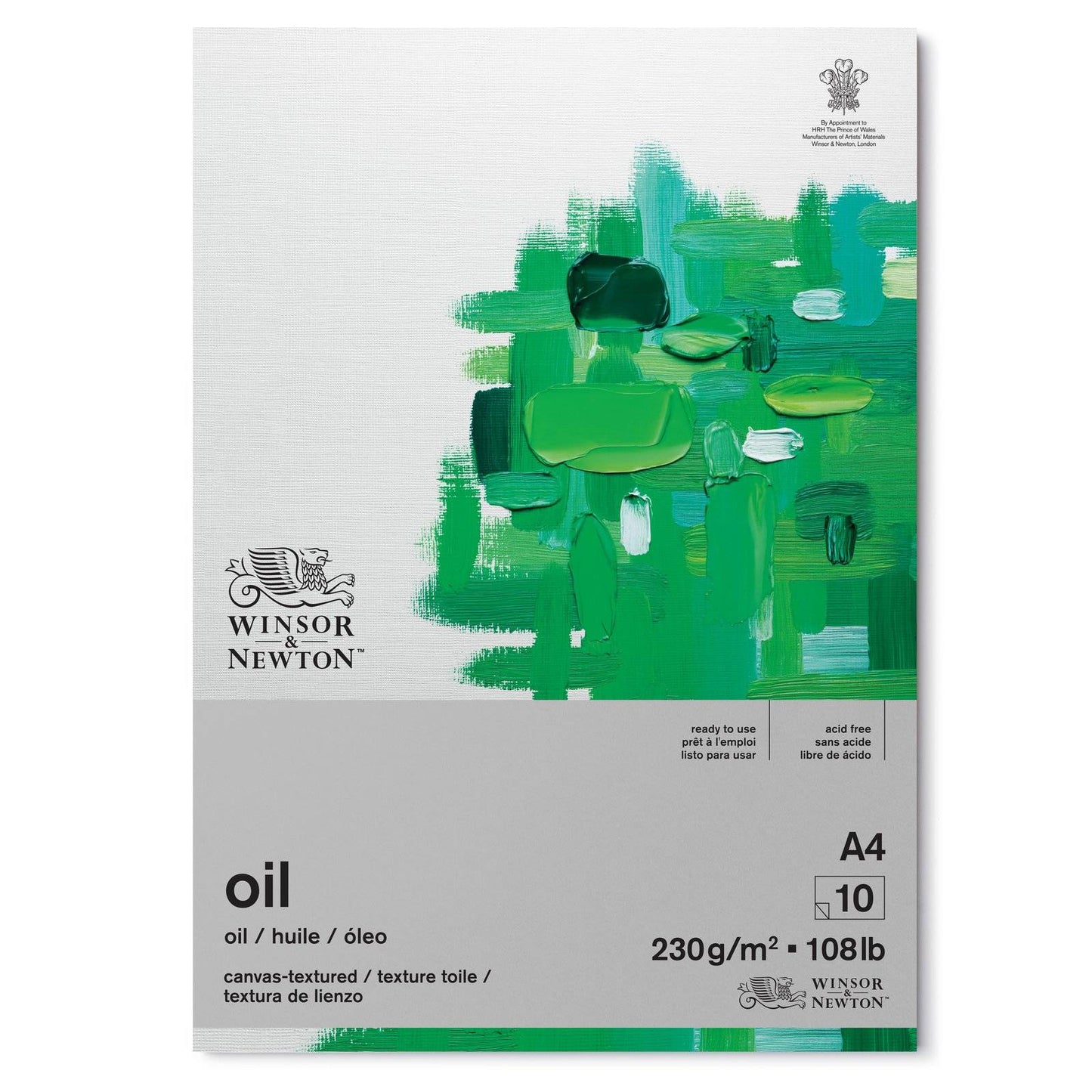 BLOCO WINSOR NEWTON OIL A4 230g/m2 10 FLS