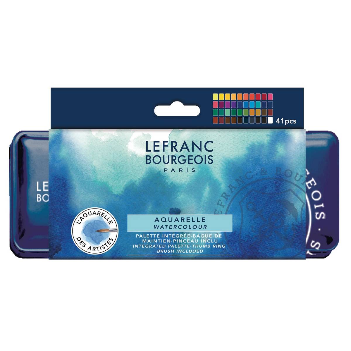 ESTOJO AQUARELA LEFRANC BOURGEOIS FINE 40 HALF PAN 301447