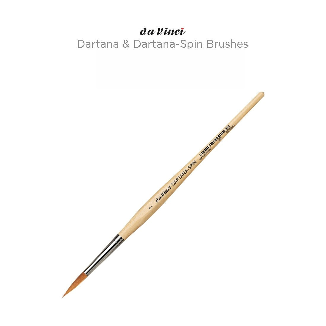 PINCEL DA VINCI DARTANA SPIN 188X07 SINTETIC ROUND
