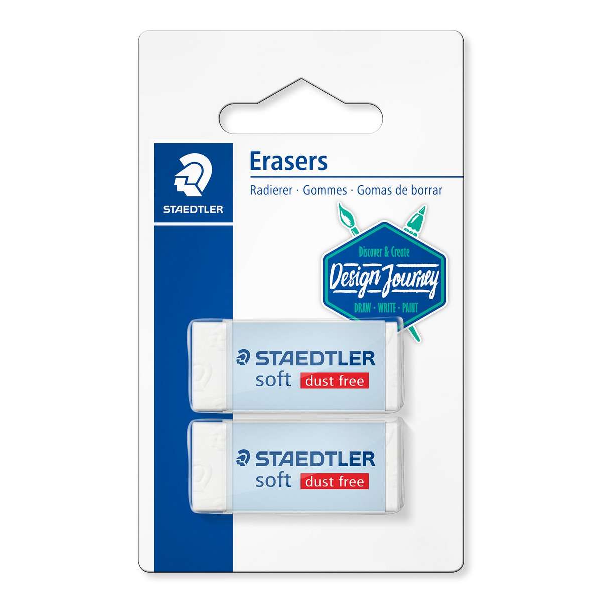 BORRACHA STAEDTLER SOFT BLISTER 02 UN