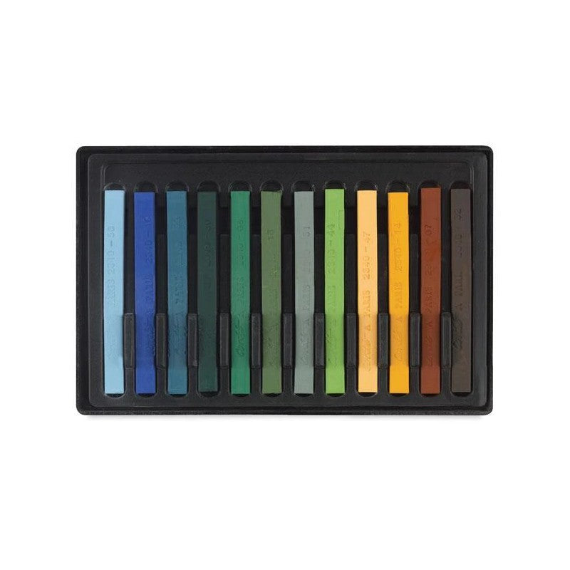 ESTOJO PASTEL SECO CARRE CONTE 12 CORES LANDSCAPE 50130