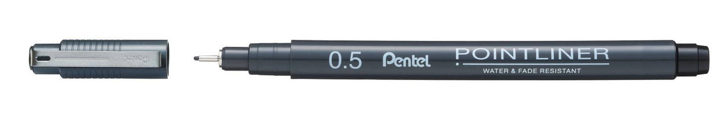 CANETA PENTEL POINTLINER 0,5MM PRETA