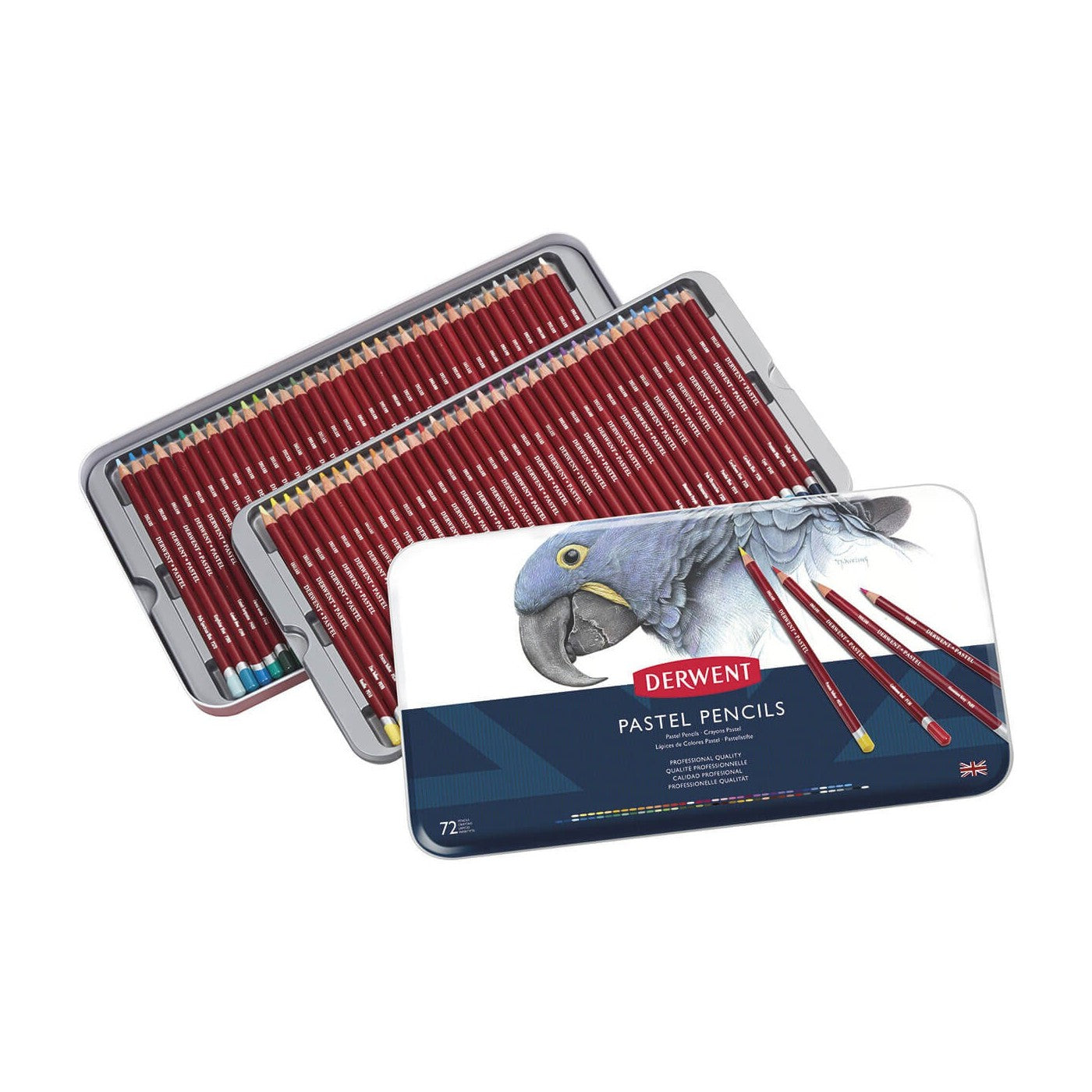 LAPIS PASTEL DERWENT 72 CORES