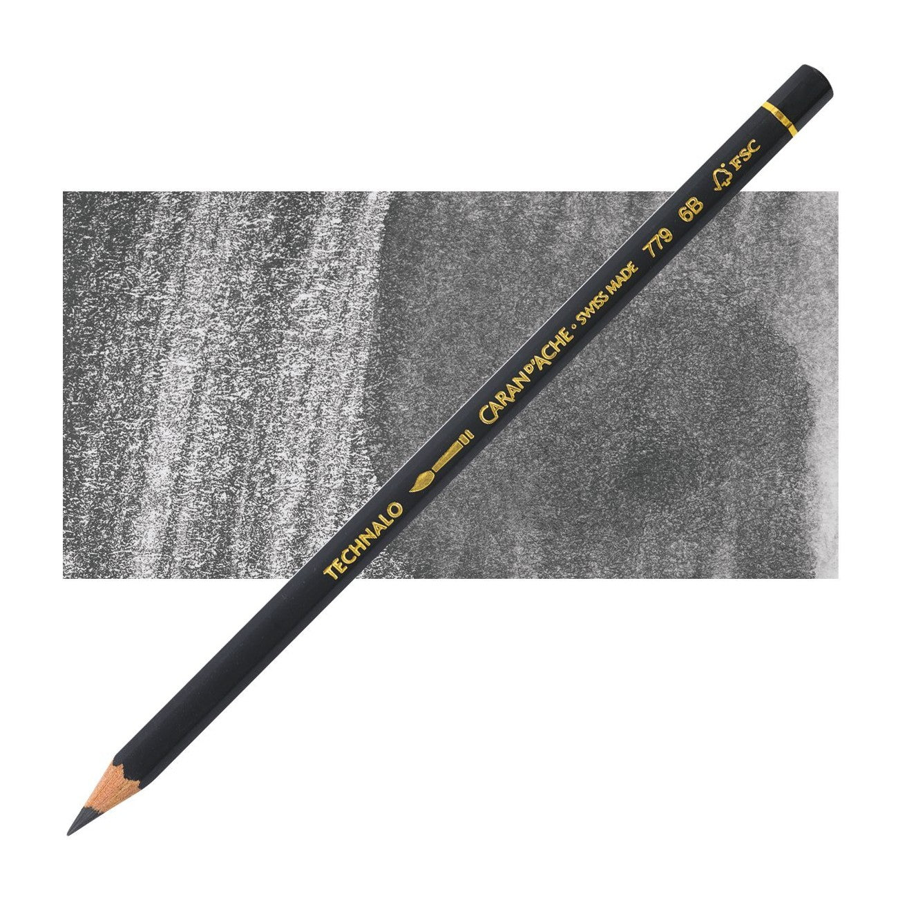 LAPIS GRAFITE AQUARELAVEL CARAN D´ACHE TECHNALO 779 6B