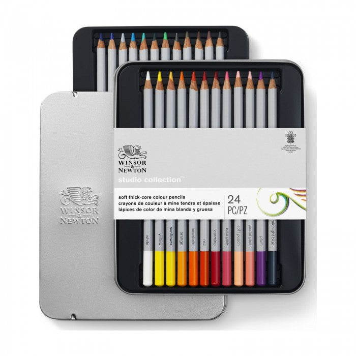 LAPIS COR WINSOR NEWTON 24 CORES 0490013