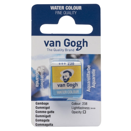 AQUARELA TALENS VAN GOGH HALF PAN 238 GAMBOGE