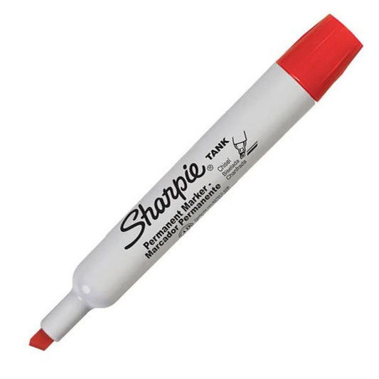 CANETA SHARPIE TANK VERMELHA PERMANENTE