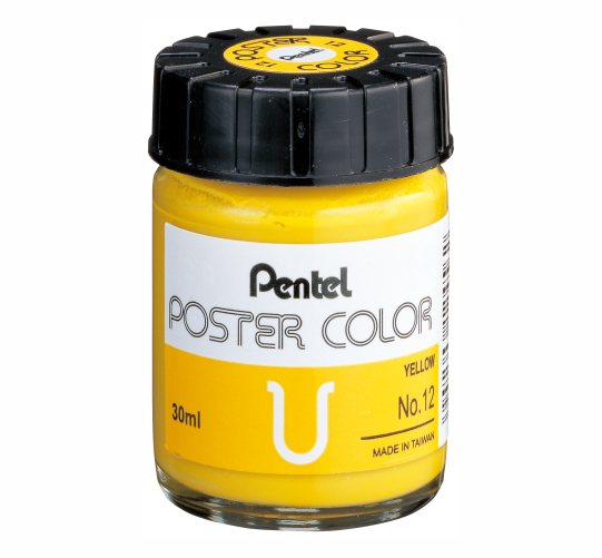GOUACHE PENTEL POSTER COLOR 30ML 12 AMARELO