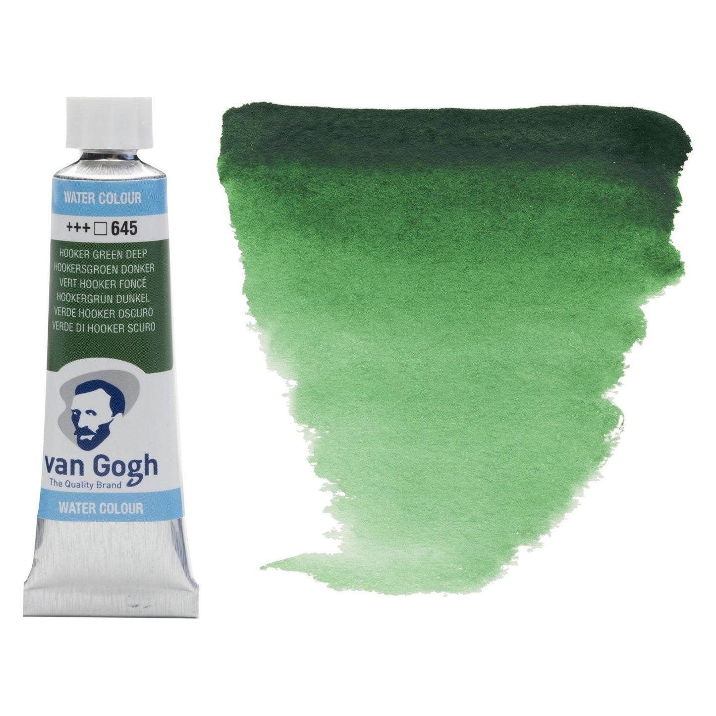 AQUARELA TALENS VAN GOGH 645 HOOKER GREEN DEEP 10ML