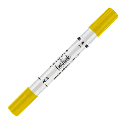MARCADOR ARTOOLS INSTINK ACRILICO AMARELO PONTA DUPLA Y128
