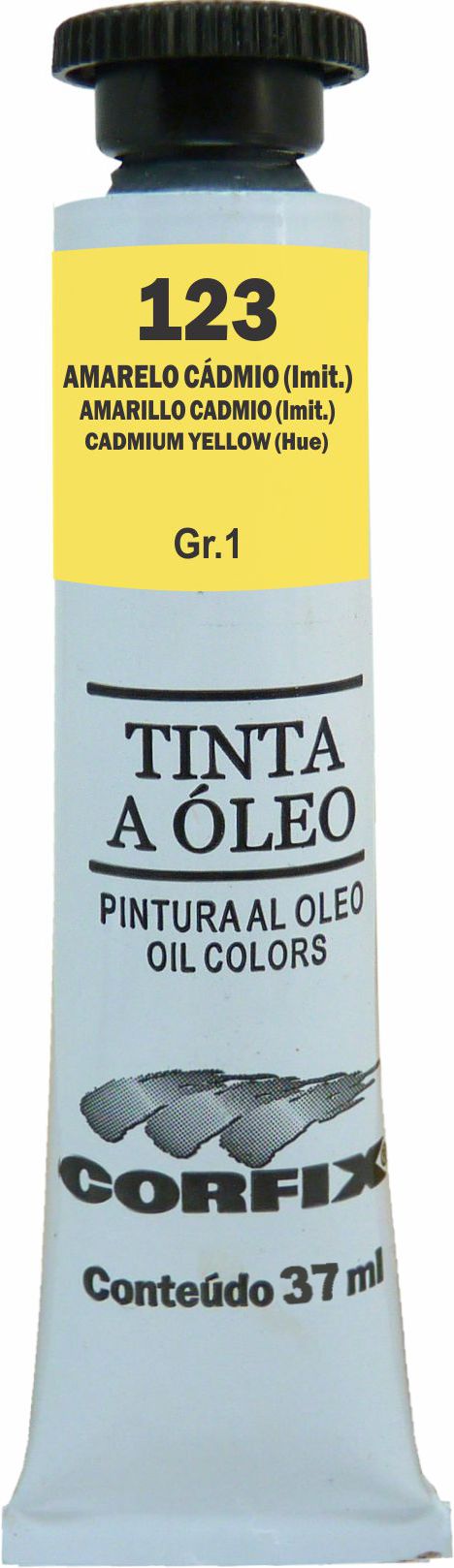 OLEO CORFIX 37ML 123 AMARELO CADMIO (IMIT)