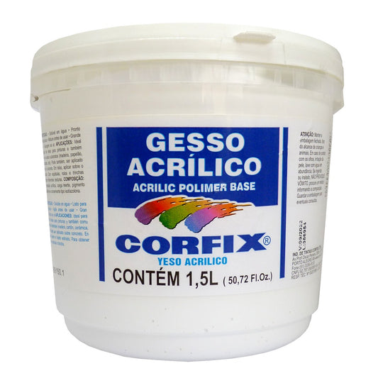 GESSO ACRILICO CORFIX BRANCO 1500ml
