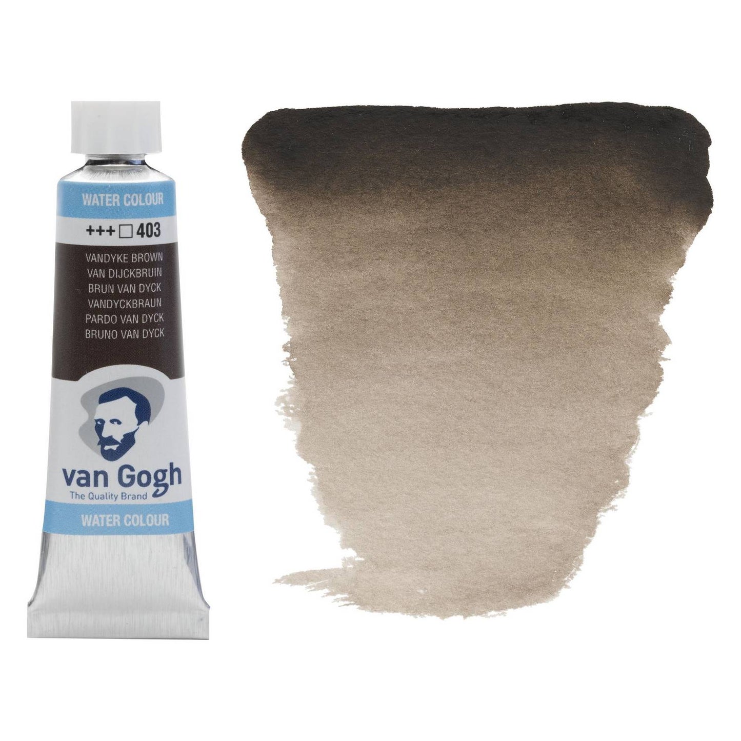 AQUARELA TALENS VAN GOGH 403 VANDYKE BROWN 10ML