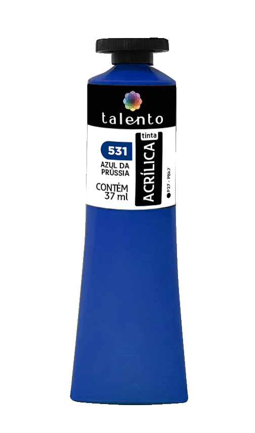 ACRILICA TALENTO 037ML 531 AZUL DA PRUSSIA