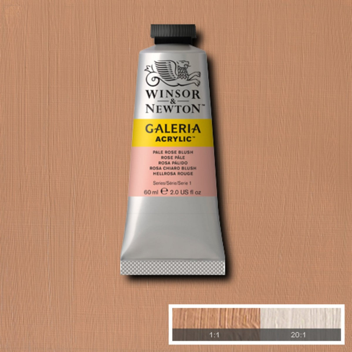 ACRILICA WINSOR NEWTON GALERIA 60ml 257 PALE ROSE 2120257
