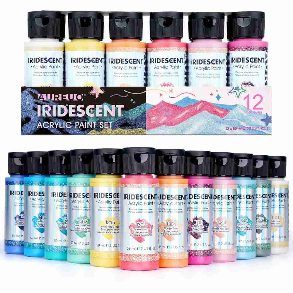 ACRILICA PHOENIX AUREOU 12 CORES IRIDESCENTE 59ML AIA 1259S