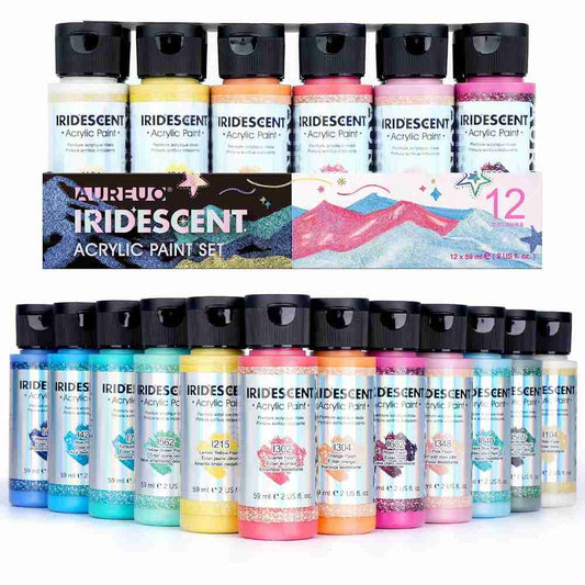 ACRILICA PHOENIX AUREOU 12 CORES IRIDESCENTE 59ML AIA 1259S