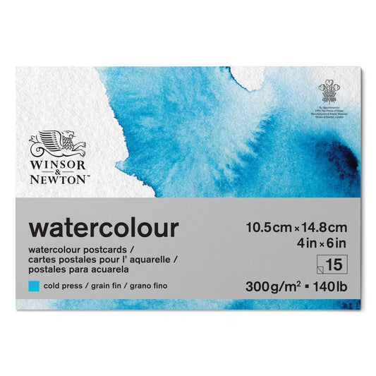 BLOCO WINSOR NEWTON COTMAN A6 POSTCARD 300G/M2 15FLS