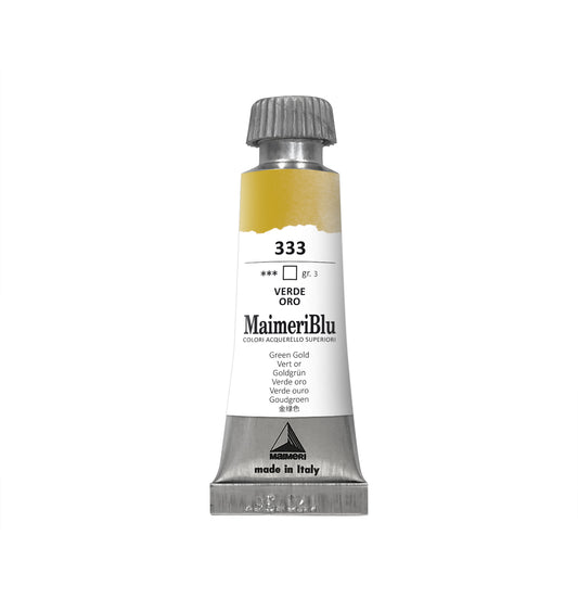 AQUARELA MAIMERIBLU ARTISTS 333 GREEN GOLD 12ML S3