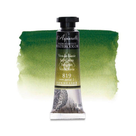 AQUARELA SENNELIER L'AQUARELLE 819 SAP GREEN 10ML S1