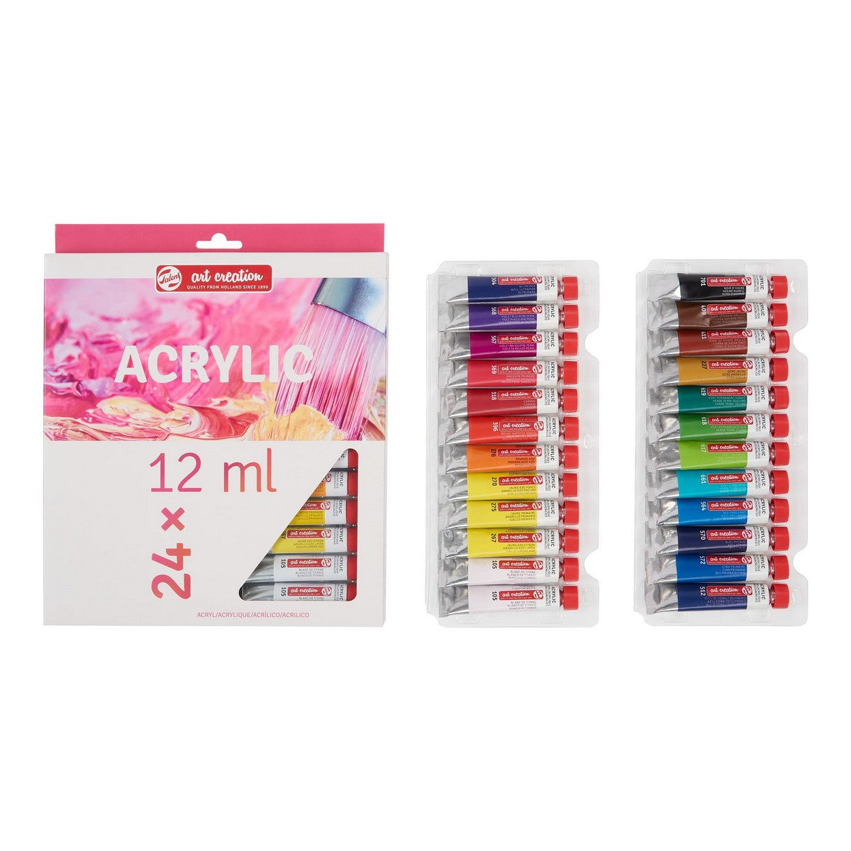 ESTOJO ACRILICA TALENS ART CREATION 24 CORES