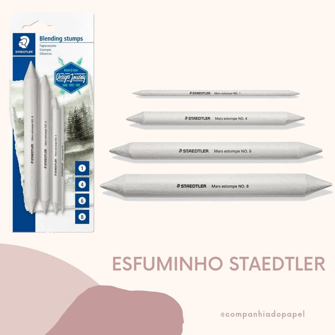 ESFUMINHO (BLENDING STUMPS) STAEDTLER C/ 04 UNIDADES