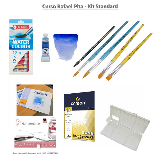 KIT RAFAEL PITA AQUARELA 2 STANDARD