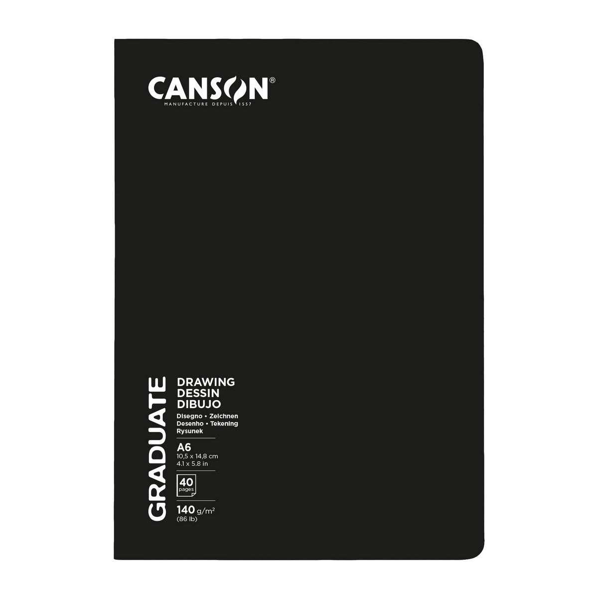 ARTBOOK CANSON GRADUATE DESSIN A6 10,5X14,8 140G/M2 20FLS