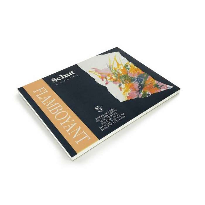 BLOCO SCHUT FLAMBOYANT 30x40 EXTRA ROUGH 50% 20 FOLHAS