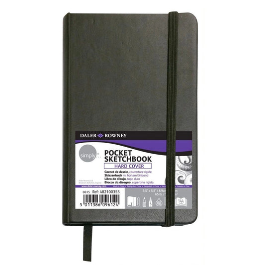 SKETCHBOOK DALER ROWNEY SIMPLY POCKET 100G 8,9X14cm 72FLS