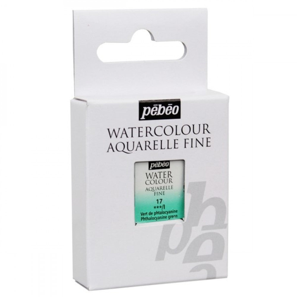 AQUARELA PEBEO HALF PAN 17 VERDE PHTHALO