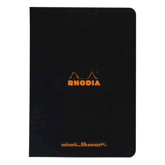 CADERNO DOTBOOK RHODIA A5 48 FOLHAS BLACK PONTILHADO 119186C