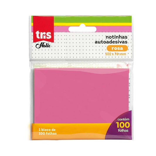 POST-IT NOTAS AUTOADESIVAS TRIS HOLIC ROSA 102x76cm 100 FLS