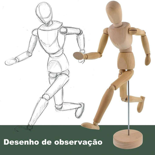 MANEQUIM ARTICULADO40cm  MASCULINO ART ALTERNATIVES AA3016