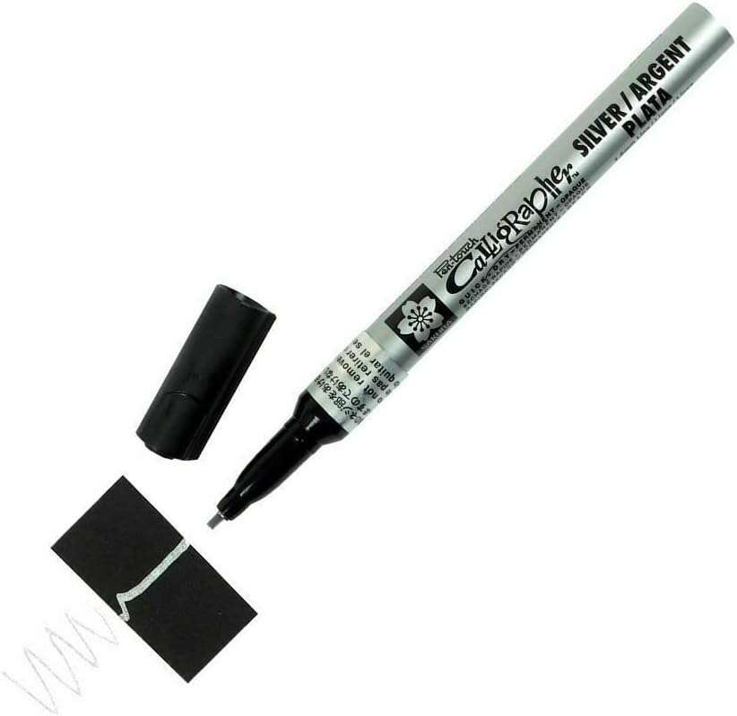 CANETA SAKURA PEN TOUCH 1,8MM CALLIGRAPHER PRATA